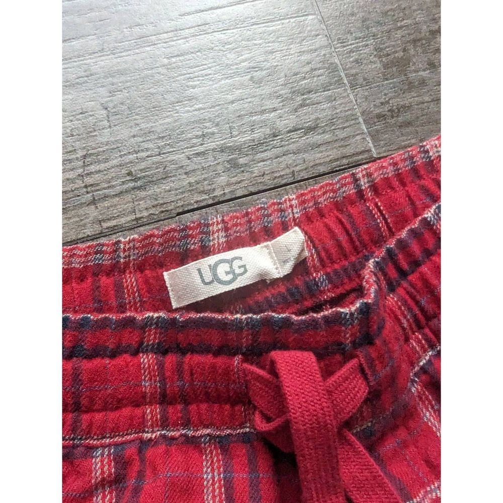 Ugg Red Plaid Flannel Pajama Pants View 3
